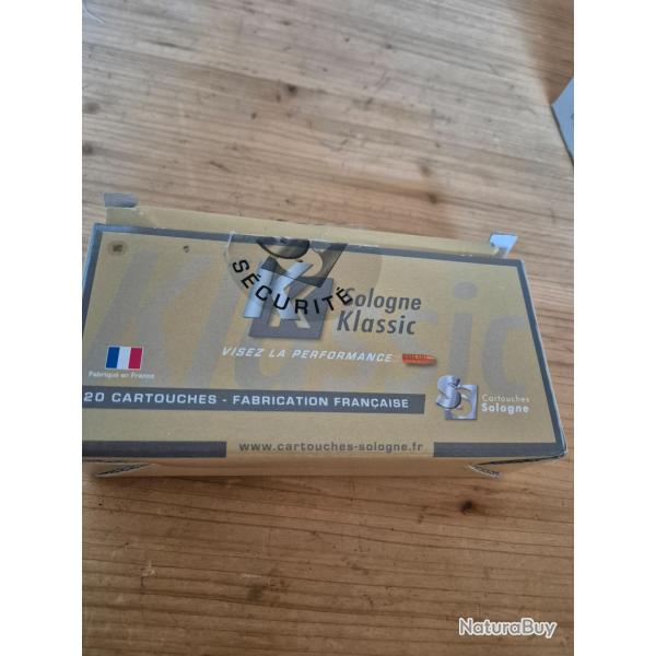 Lot de 11 cartouches 222 REM subsonique Sologne