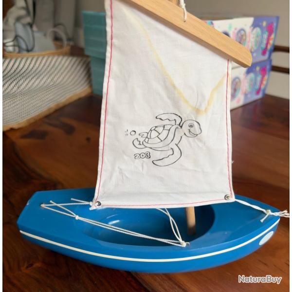 Bateau � voiles TIROT Artisanat Breton pond sailing boat voilier de bassin