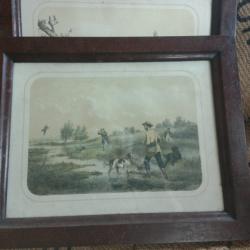 paire de lithographies de GRENIER