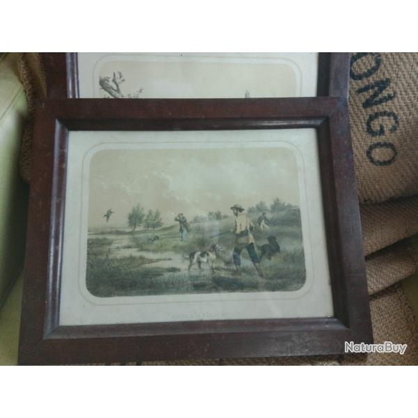 paire de lithographies de GRENIER