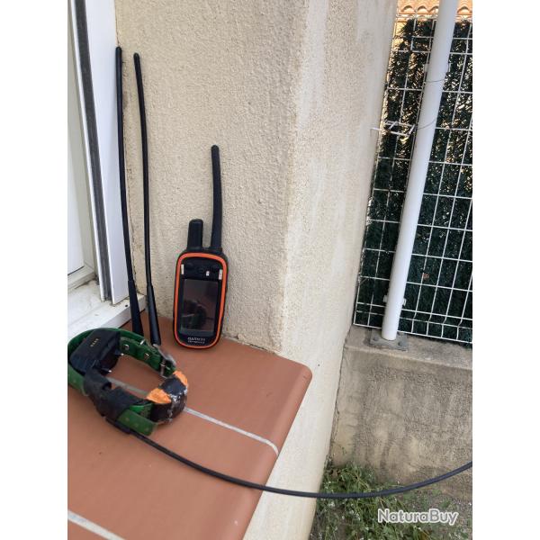 Centrale Garmin alpha 100F avec 3 antennes et talkie walkie complet