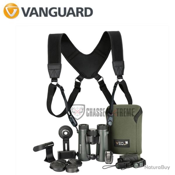 Pack Jumelles VANGUARD VEO HD IV 10�42 + Harnais VEO Optic Guard + Kit Digiscopie