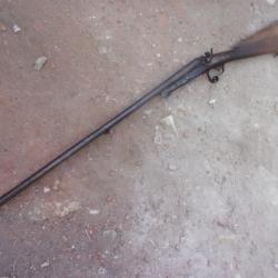 fusil de chasse &agrave; chiens ext&eacute;rieurs calibre 16 percussion centrale canons 76,5 cm