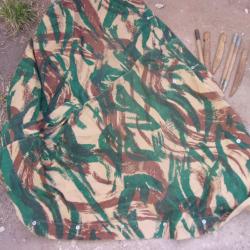 tente / pancho arm&eacute;e fran&ccedil;aise ann&eacute;e 50