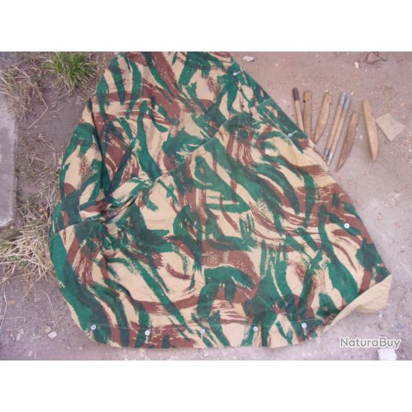 tente / pancho arm�e fran�aise ann�e 50