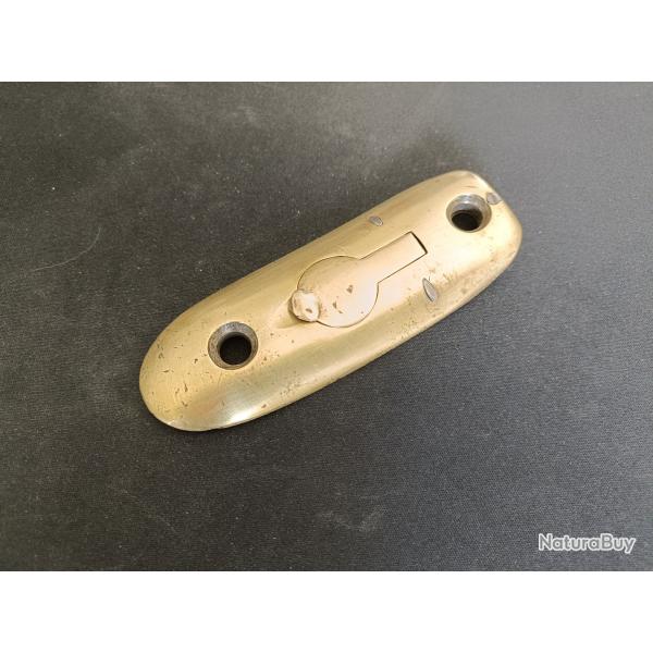 Plaque de couche ou talon de crosse en laiton Lee Enfield SMLE N 1 MK3  (2)