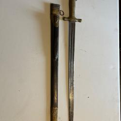 Glaive gendarmerie suisse Geneve dit Weidmesser environ 1840/60