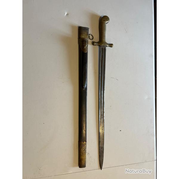 Glaive gendarmerie suisse Geneve dit Weidmesser environ 1840/60