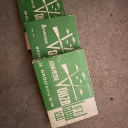 lot de trois boites de 10 cartouches VOUZELAUD calibre 20/70 plomb durci num&eacute;ro 6