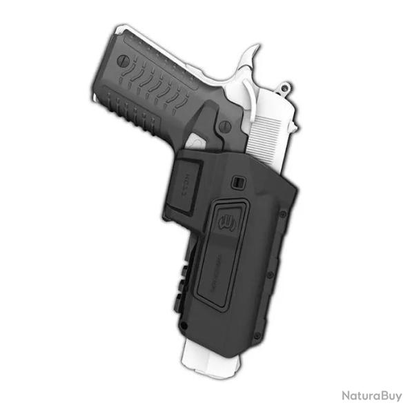 Active Retention Holster HC11 pour ReCovered 1911 Ambidextre Noir Ambidextre
