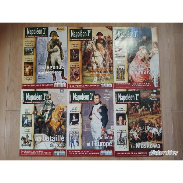 Lot de 12 revues Napol�on 1er - Le magazine du Consulat et de l'Empire