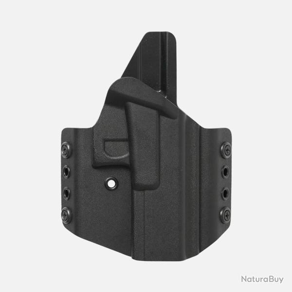 Holster Kydex OWB Glock 17 no light Noir Droitier