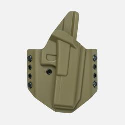 Holster Kydex OWB G17 inclin&eacute; No Light Earth Brown Droitier