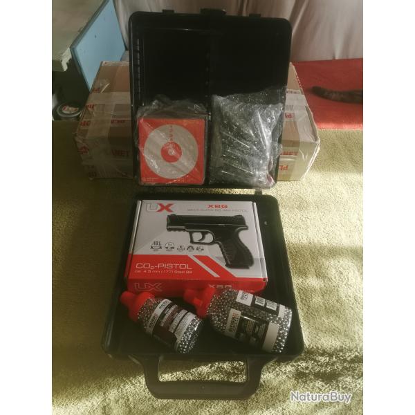 PISTOLET CO2 UMAREX XBG 3 JOULES