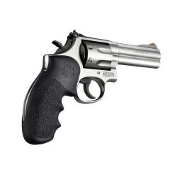 Poign&eacute;e Hogue Smith & Wesson K, L-Frame Round Butt Noire