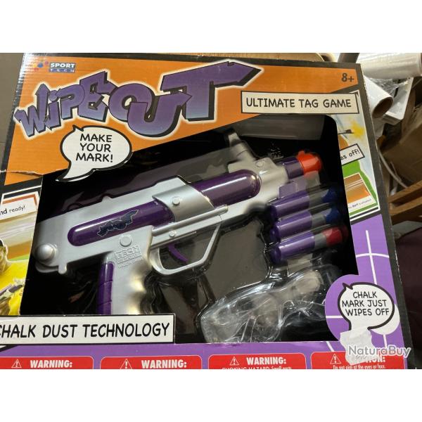 Pistolet type nerf wipeout