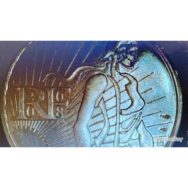 Pi�ce de collection de 5 euros en argent 500� (titre de 500 milli�mes d'argent pur) - 2008