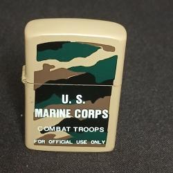 Briquet essence de style militaire U.S MARINE