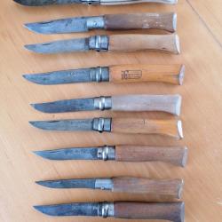 LOT COUTEAUX OPINEL DANS L'&Eacute;TAT!!!