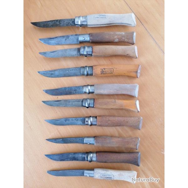 LOT COUTEAUX OPINEL DANS L'�TAT!!!