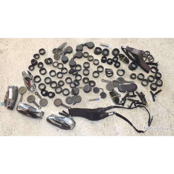 DERNIER GROS LOT bonnettes caches sangles ... STEINER  jumelles etc...- VENDU PAR JEPERCUTE (SW819)