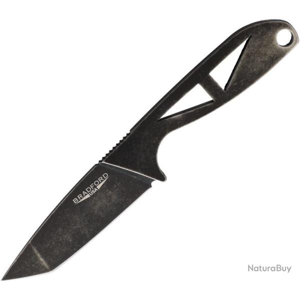 Couteau Fixe Bradford G-Tanto Lame Acier Nitro-V Manche Acier Nitro-V �tui Kydex USA BRADGTN
