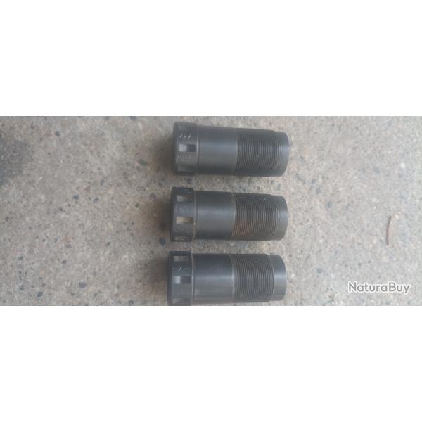 Jeu de 3 Chokes Sabatti FIAS Calibre 12 + Cl� et Bo�te d'origine