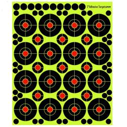 Lot de 16 mini cibles adh&eacute;sives
