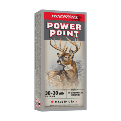 LOT DE 10 BO&Icirc;TES WINCHESTER SUPER-X POWER-POINT .30-30 WINCHESTER 150 GR - 200 CARTOUCHES