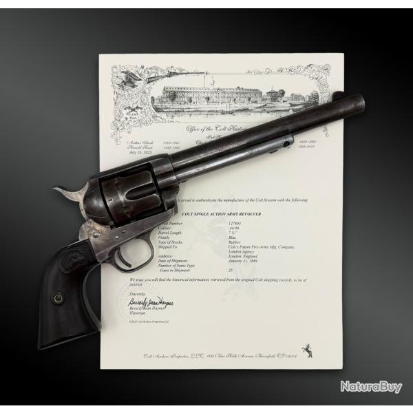 REVOLVER Colt Single Action Army, mod�le 1873 "Peacemaker" - Etats-Unis - 1888