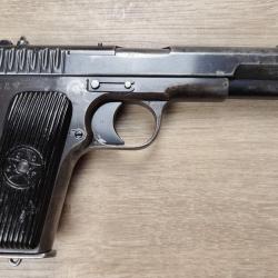 Pistolet TOKAREV mod. TT-30 - Cal 7,62x25 - Tula 1935 Monomatricule - Plaquettes CCCP (Occasion)