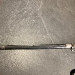 Ba&iuml;onnette allemande langue de carpe, Mle 1898 2&egrave;me type