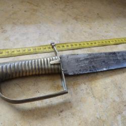 sabre briquet infanterie 1767 lame lisse oxyd&eacute;e ancien r&eacute;gime r&eacute;volution empire ss poin&ccedil;on