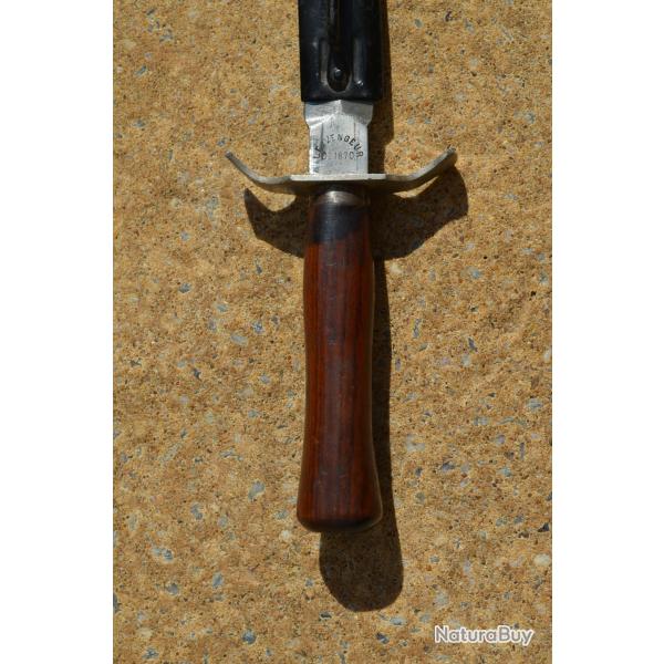 Couteau de tranch�e "Le Vengeur de 1870" Poilu - 1�re GM 14-18 - France - Ba�onnette Poignard