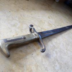 baionnette mauser 1871  1876 Allemande  Prusse Allemagne poin&ccedil;ons