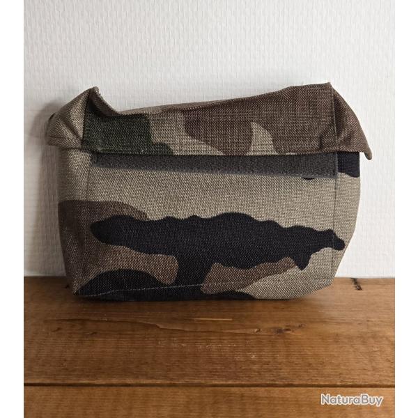 Pochette Tactique utilitaire horizontale � fermeture velcro camoufl� CCE Arm�e Fran�aise IFAK