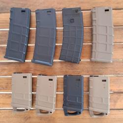 Lot 8 Chargeurs M4 AEG