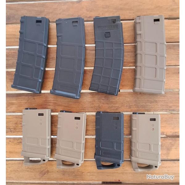 Lot 8 Chargeurs M4 AEG