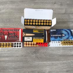 Lot de munitions calibre 300 win mag