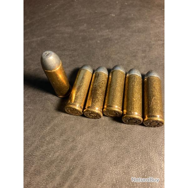 six balles factices cal .45 USA 1880