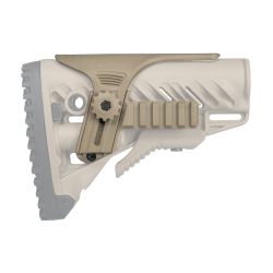 Appui-joue FAB Defense GPCP avec rails Picatinny pour crosse tactique GLR-16 Coyote