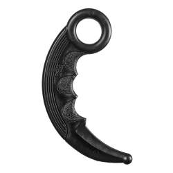 Couteau Karambit d'entra&icirc;nement FAB Defense en polym&egrave;re sans tranchant Noir