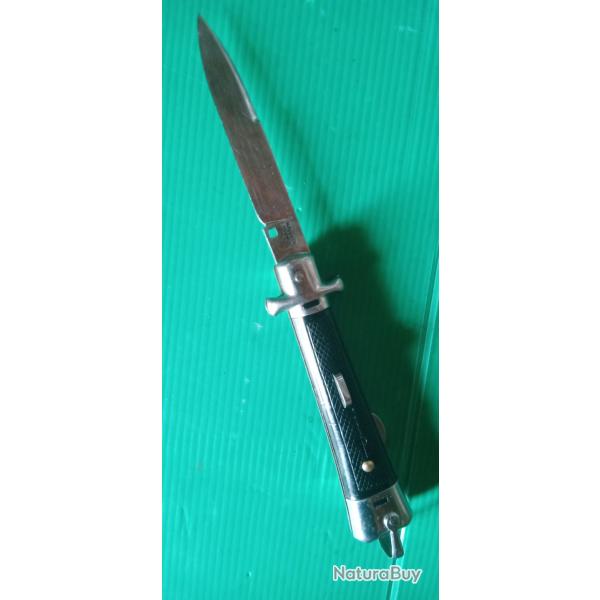 EXCEPTIONNEL & ANCIEN COUTEAU  AUTOMATIQUE :  "  BARGEON FRANCE INOX  "  .  LG  TOTALE  :  226mm  .