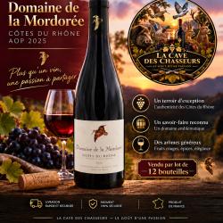 DOMAINE DE LA MORDOR&Eacute;E AOC C&Ocirc;TES DU RH&Ocirc;NE ROUGE 2025 75CL CARTON DE 12 BOUTEILLES