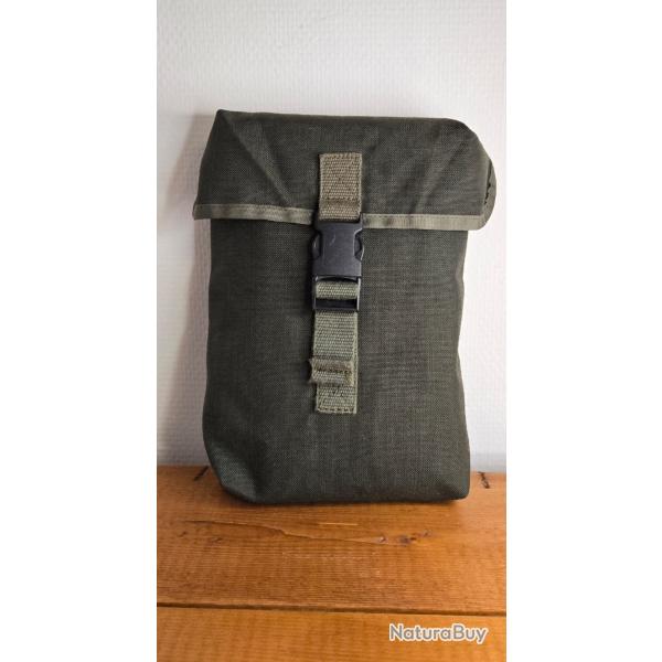 Pochette tactique porte chargeur en canvas vert arm�e avec clips Alice Arm�e Fran�aise