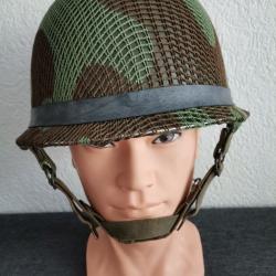 Casque M56 TAP parachutiste arm&eacute;e fran&ccedil;aise guerre Alg&eacute;rie