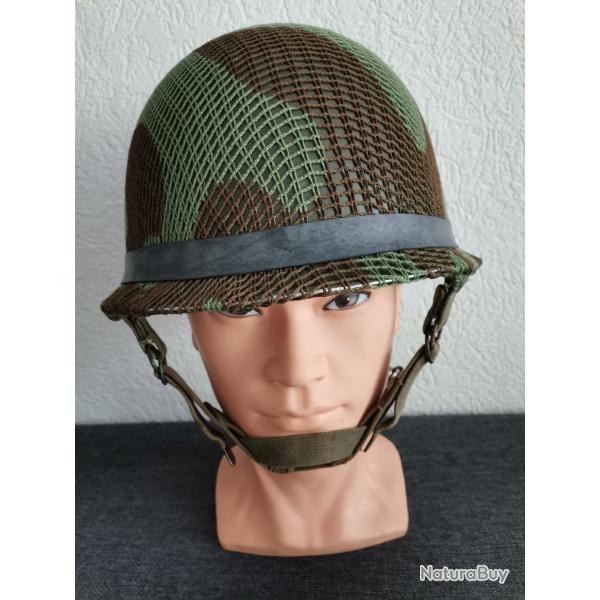 Casque M56 TAP parachutiste arm�e fran�aise guerre Alg�rie