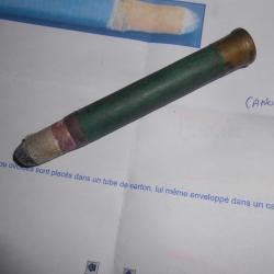 1 munition 13 mm DE REFFYE balle de canon 1866
