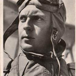 Carte postale "Unsere Wehrmacht Ein deutscher Flieger" -N&deg;8707