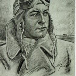 Carte postale d'aviateur -N&deg;8708